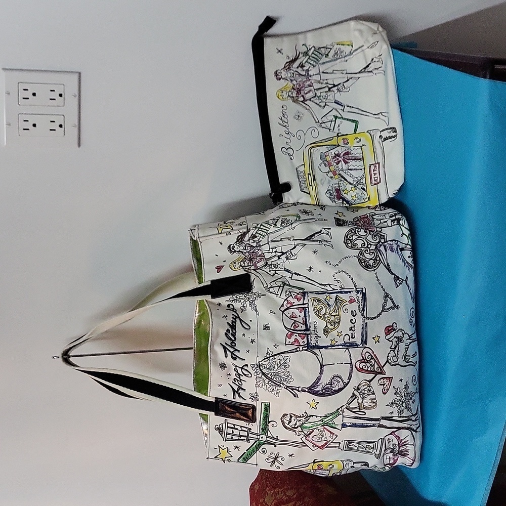 Brighton "Holiday City" Tote & Cosmetic Bag